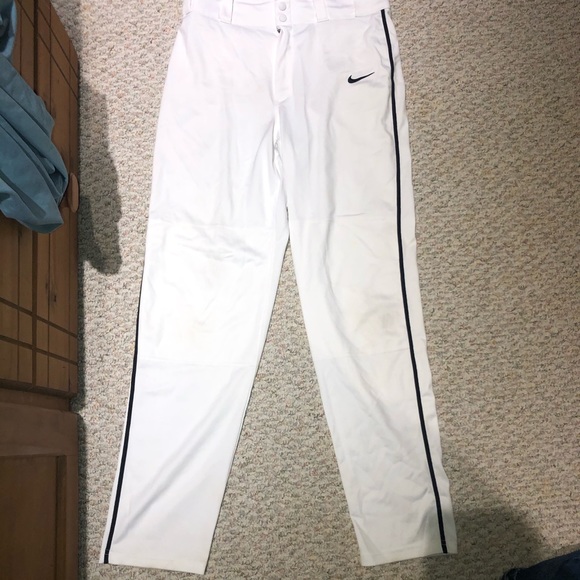 Nike Other - Nike White Baseball Pant